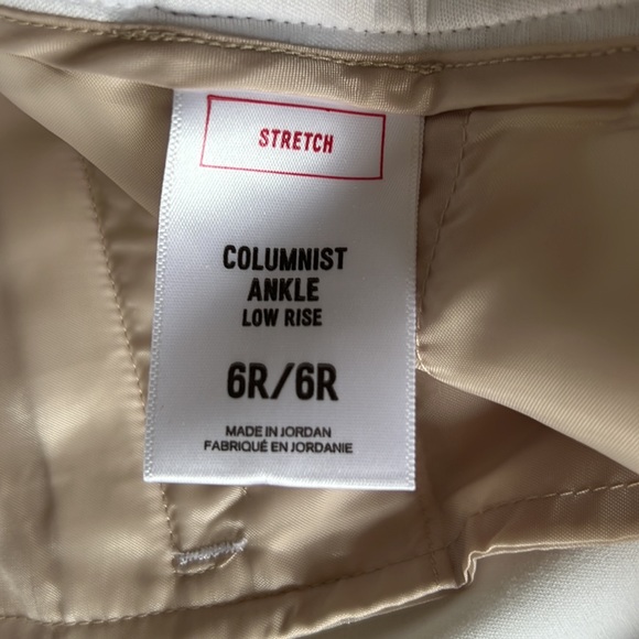 White columnist ankle pant - Picture 7 of 8